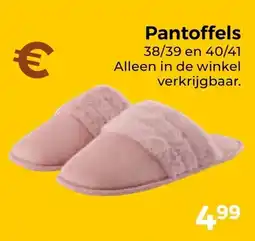 Trekpleister Pantoffels aanbieding