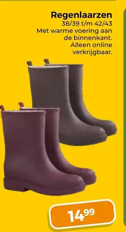 Trekpleister Regenlaarzen aanbieding