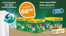 Trekpleister Ariel wasmiddel pods gigapack aanbieding