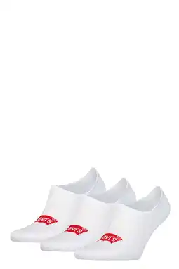 Wehkamp Levi's sneakersokken - wit (set van 3) aanbieding