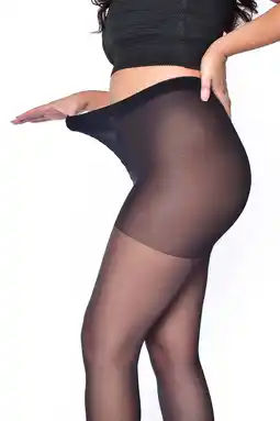 Wehkamp Pamela Mann Plus Size panty 30 denier zwart aanbieding