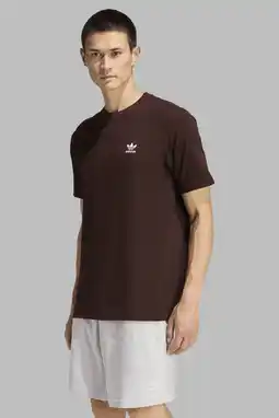 Wehkamp adidas Originals T-shirt bruin aanbieding