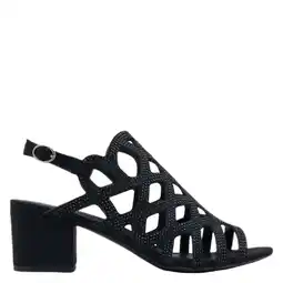 Wehkamp Graceland sandalettes met strass zwart aanbieding