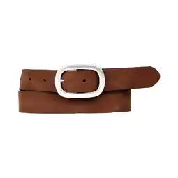Wehkamp Petrol industries Plus Size leren riem cognac aanbieding