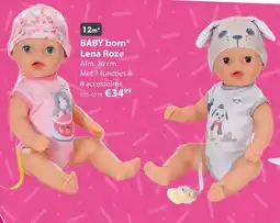 Top1Toys BABY born Lena Roze aanbieding
