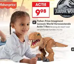 Top1Toys Fisher-Price Imaginext Jurassic World Verwoestende Actie T-Rex aanbieding