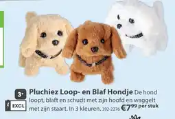 Top1Toys Pluchiez Loop- en Blaf Hondje aanbieding