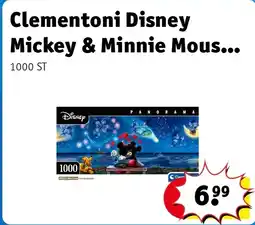 Kruidvat Clementoni Disney Mickey & Minnie Mouse Panaroma Puzzel aanbieding