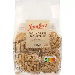 Jumbo Jumbo's Verse Pasta Tagliatelle Volkoren 250 g aanbieding