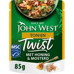 Jumbo John West Tonijn Twist met Honing & Mosterd 85g aanbieding