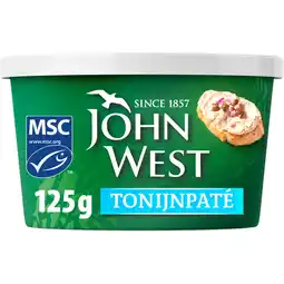 Jumbo John West Tonijnpaté 125g aanbieding
