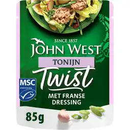 Jumbo John West Tonijn Twist met Franse Dressing 85g aanbieding