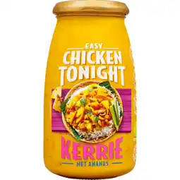 Jumbo Easy Chicken Tonight Kerrie met ananas 520g aanbieding