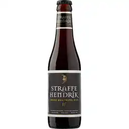 Jumbo Straffe Hendrik - Brugs Quadrupel Bier II° - Fles - 330ML aanbieding