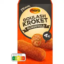 Jumbo Mora Specials Rijkgevulde Goulash Kroketten 4 x 75 g aanbieding