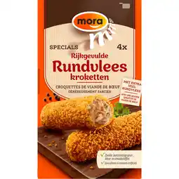 Jumbo Mora Specials Rijkgevulde Rundvlees Kroketten 4 x 75 g aanbieding