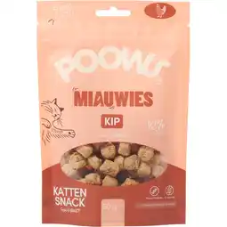 Jumbo Poows Miauwies Kat Kip 60 g aanbieding