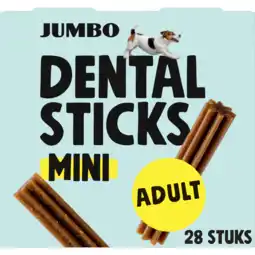 Jumbo Jumbo Dental Sticks Mini Adult 28 Stuks aanbieding