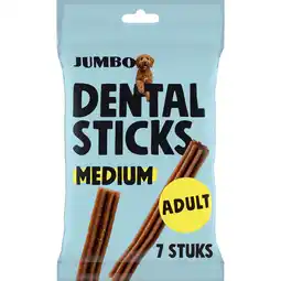 Jumbo Jumbo Dental Sticks Adult Medium 7 Stuks aanbieding