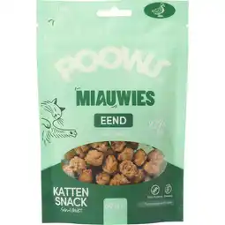 Jumbo Poows Miauwies Kat Eend 60 g aanbieding