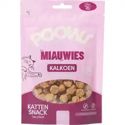 Jumbo Poows Miauwies Kat Kalkoen 60g aanbieding