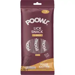 Jumbo Poows Katten Lick Sticks Kip 45 g aanbieding