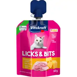 Jumbo Licks & Bits Kaas & Ham, 60 gr aanbieding