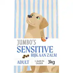 Jumbo Jumbo's Hondenvoer Adult Sensitive Rijk Aan Zalm 3 kg aanbieding