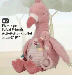 Top1Toys Safari friends flamingo activiteitenknuffel aanbieding
