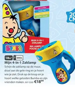 Top1Toys Mijn 4-in-1 zaklamp aanbieding