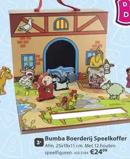 Top1Toys Bumba boerderij speelkoffer aanbieding
