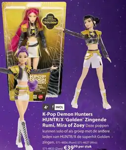Top1Toys K-pop demon hunters huntr/x golden zingende rumi , mira of zoey aanbieding