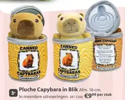Top1Toys Pluche capybara in blik aanbieding