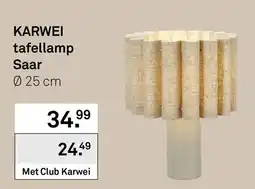 Karwei Karwei tafellamp Saar aanbieding