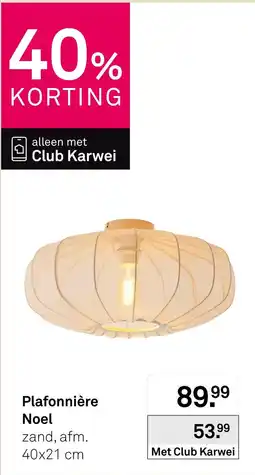 Karwei Karwei plafonnière Noel aanbieding