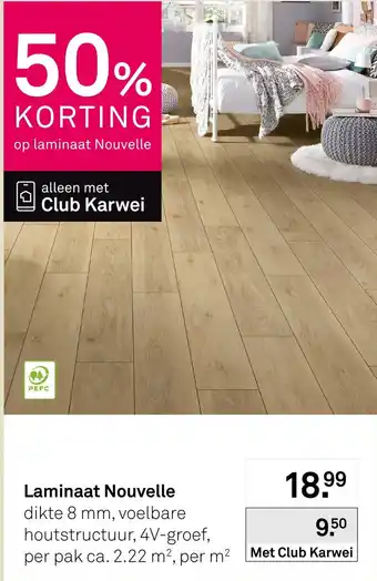 Karwei Laminaat Nouvelle aanbieding