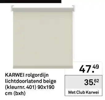 Karwei KARWEI rol gordijn aanbieding