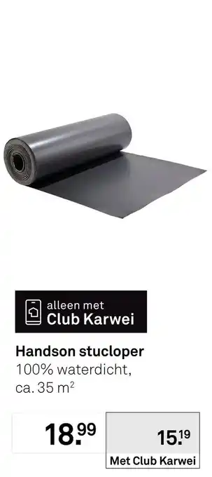 Karwei Handson stucloper aanbieding
