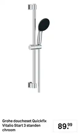 Karwei Grohe Vitalio Start 3 standen chroom aanbieding