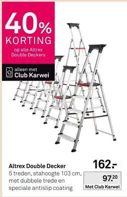 Karwei Altrex double decker aanbieding