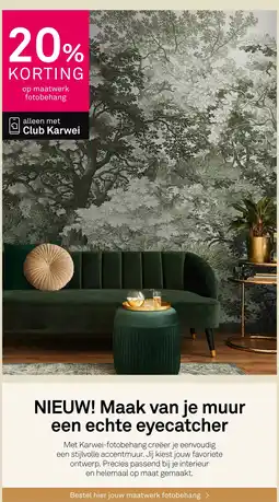 Karwei Op maatwerk fotobehang aanbieding
