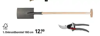 Karwei Onkruidborstel 160 cm aanbieding