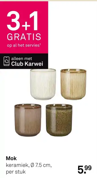 Karwei Club karwei mok aanbieding