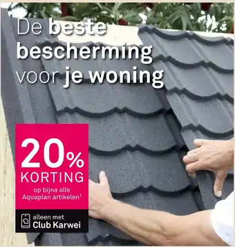 Karwei Aquaplan aanbieding