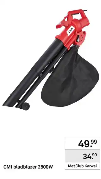 Karwei CMI bladblazer 2800W aanbieding