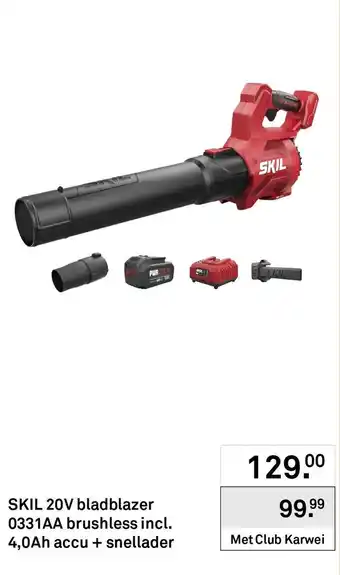 Karwei SKIL 20V bladblazer 0331AA aanbieding