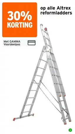GAMMA Altrex reformladders aanbieding