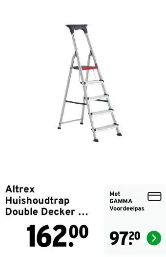 GAMMA Altrex Huishoudtrap Double Decker aanbieding