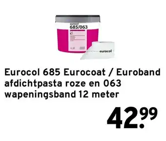 GAMMA Eurocol Eurocoat / Euroband aanbieding
