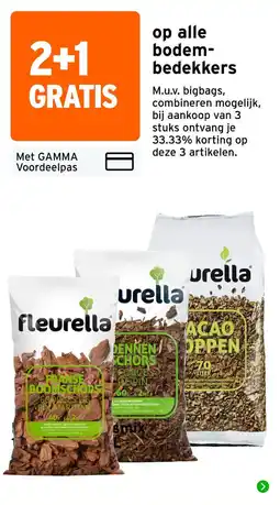 GAMMA fleurella, urella bodembedekkers aanbieding